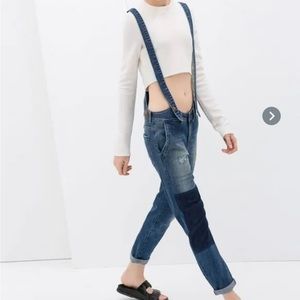 Zara Peto Denim Azul Size L